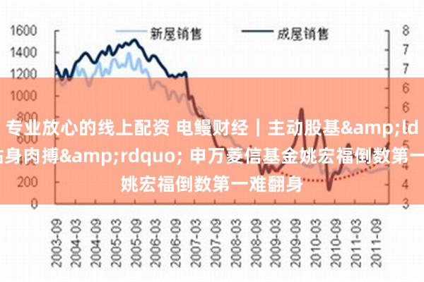 专业放心的线上配资 电鳗财经｜主动股基&ldquo;贴身肉搏&rdquo; 申万菱信基金姚宏福倒数第一难翻身